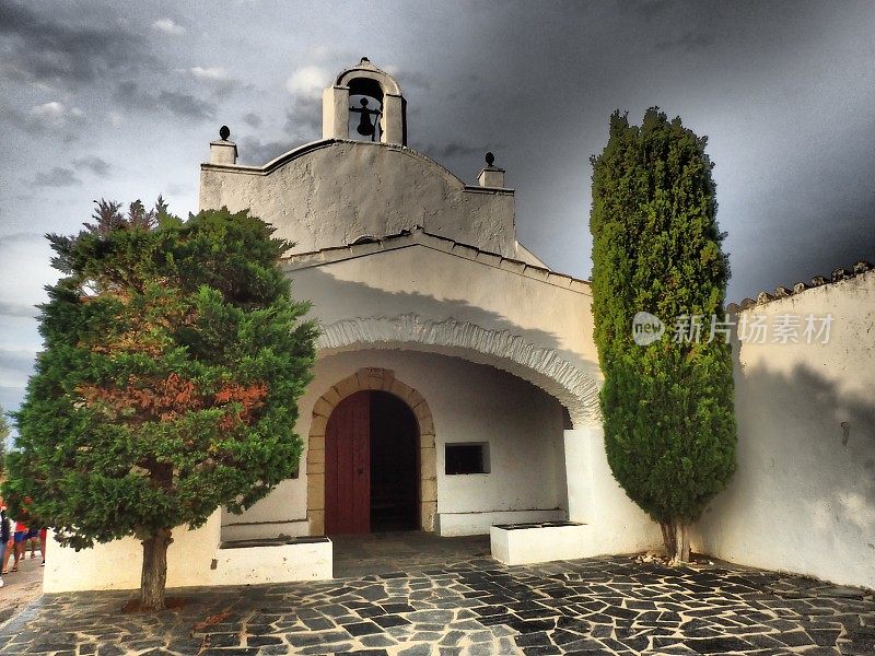 埃尔米塔·德·桑特·巴尔迪里(Ermita de Sant Baldiri)，靠近利加特港和萨尔瓦多·达利(Salvador Dali)的房子